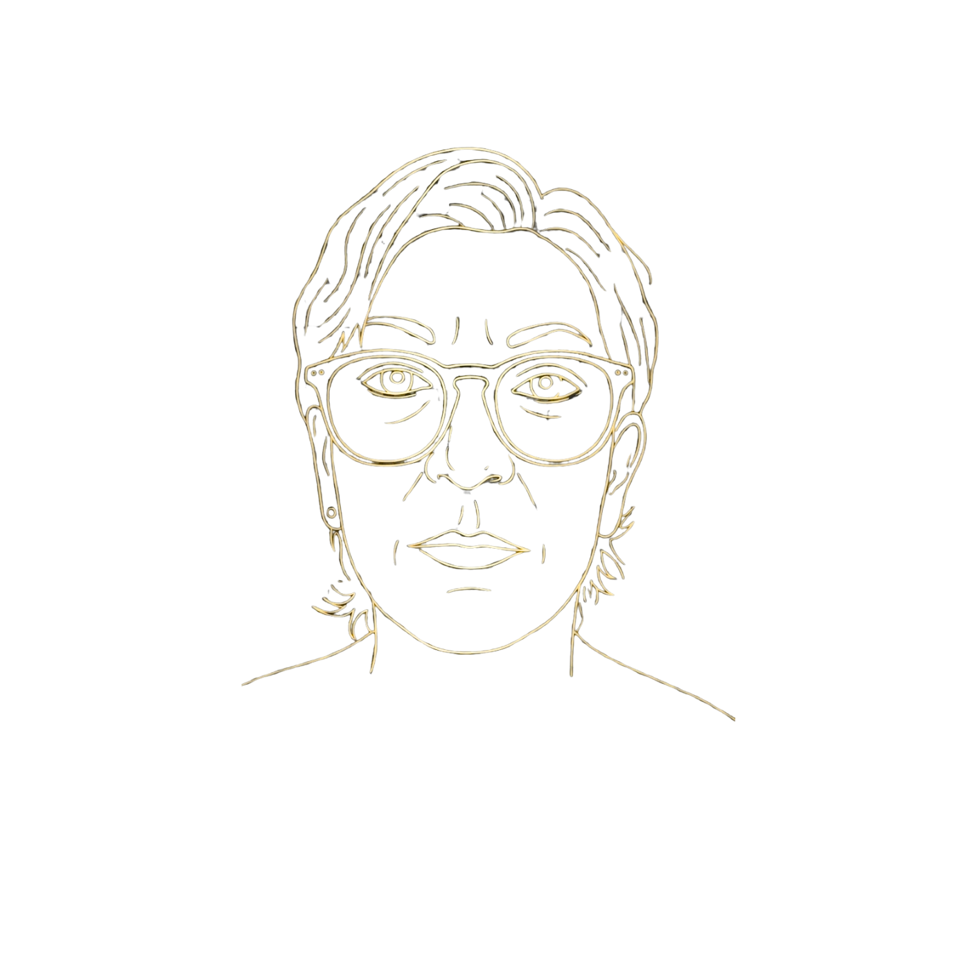 Retrato de línea de Nuria